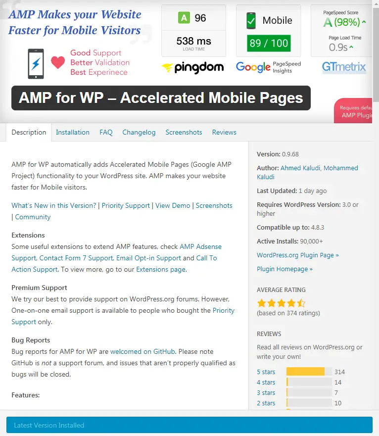 AMP-wordpress-apps