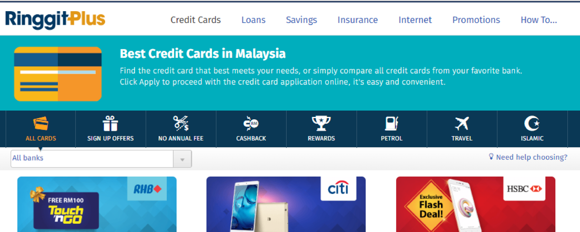 Credit-card-comparison-site-RinggitPlus