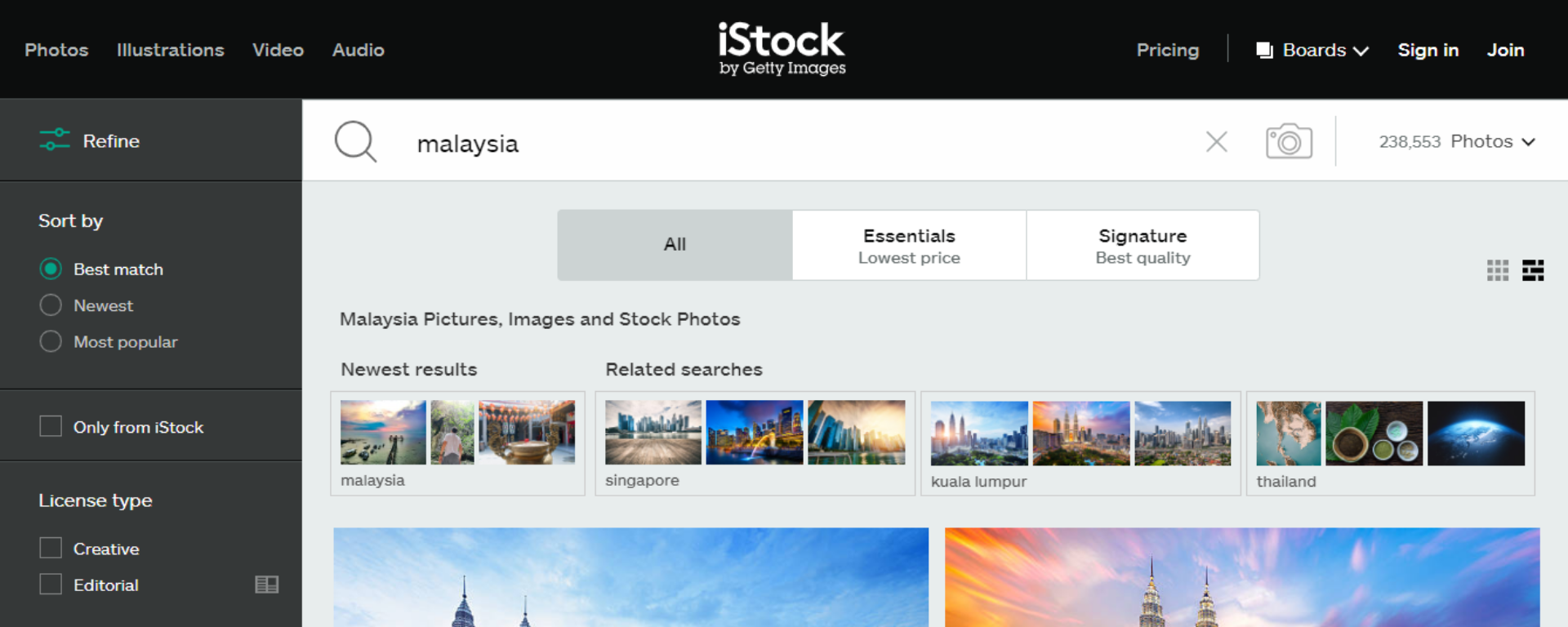 sell stock photos online