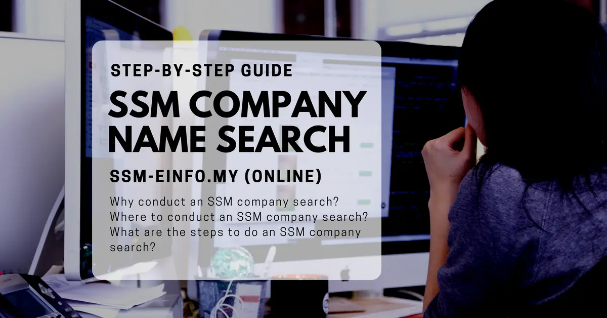 SSM Company Name Search Malaysia