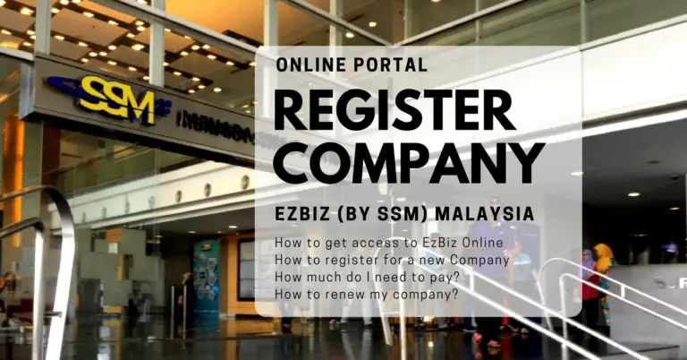 Register company in Malaysia online via EzBiz SSM