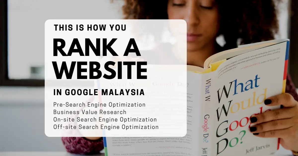 How to rank a website in Google Malaysia