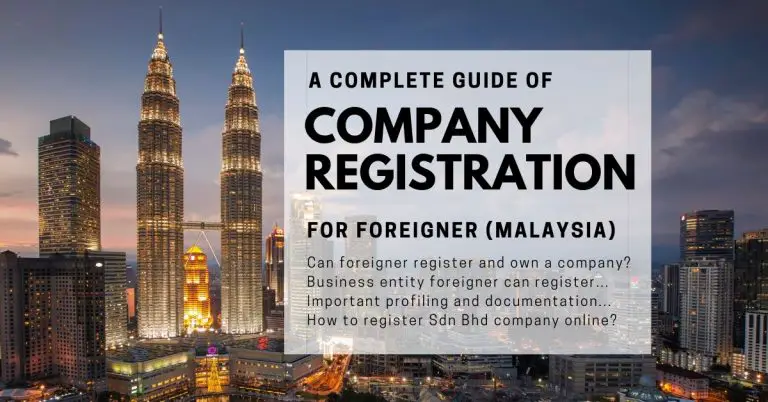 Malaysian Company Registration for foreigner online