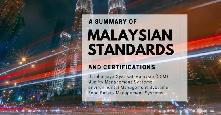 Malaysian Standards and certifications for company and business in Malaysia